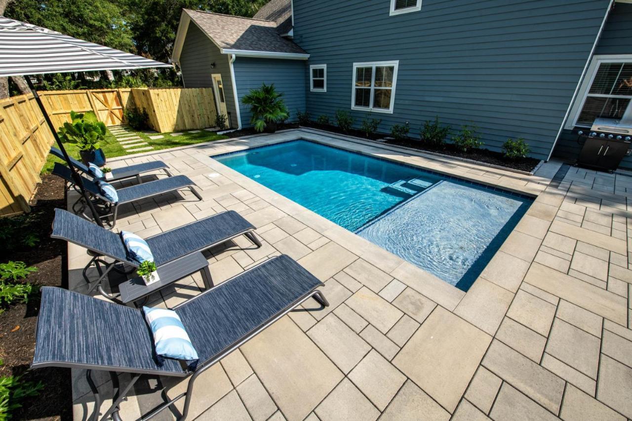 Luxury Beach House W/ Backyard Oasis. Heated Pool. هيلتون رئيس جزيرة المظهر الخارجي الصورة