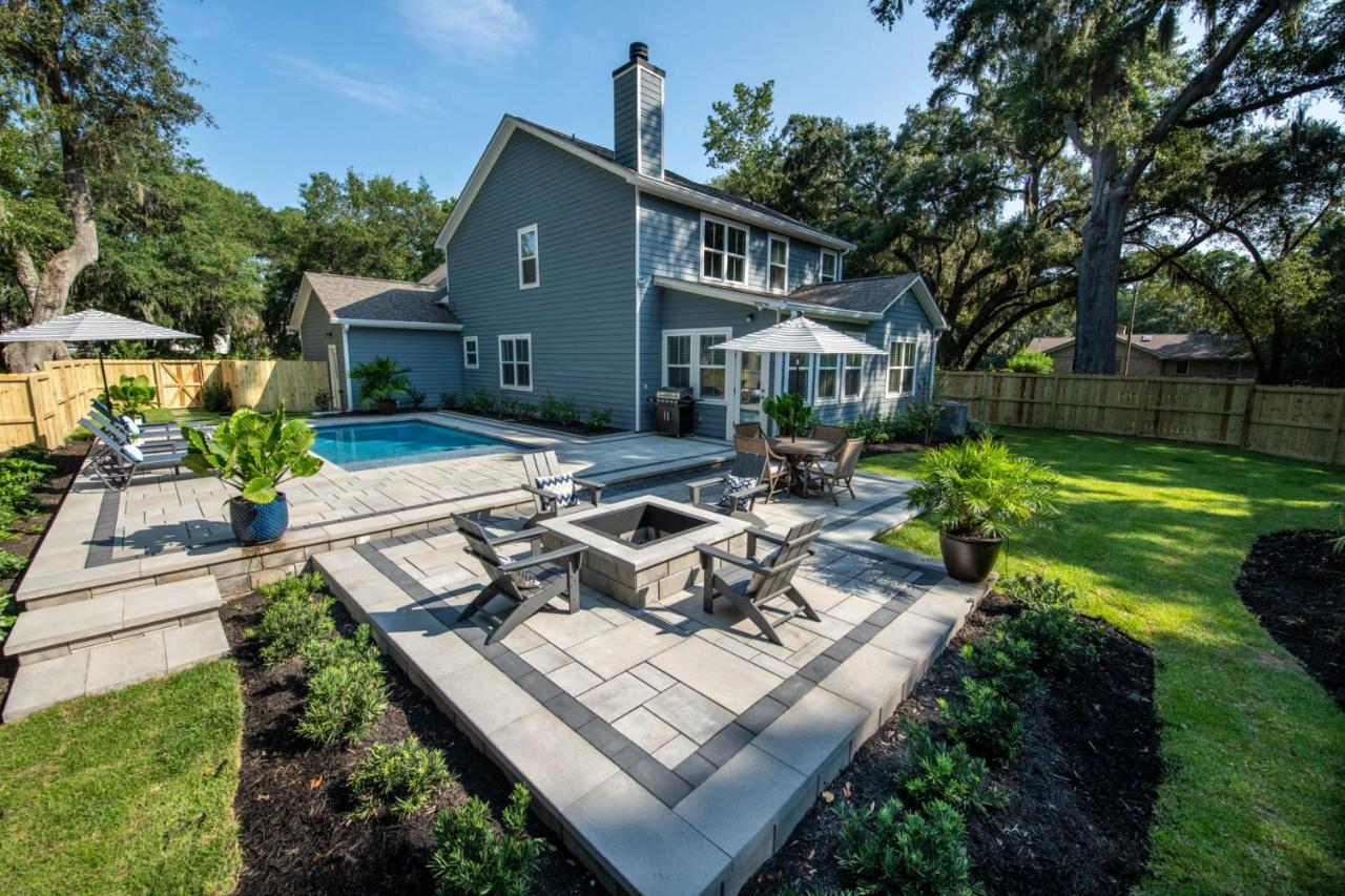 Luxury Beach House W/ Backyard Oasis. Heated Pool. هيلتون رئيس جزيرة المظهر الخارجي الصورة